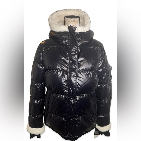 S13 Black Puffer Jacket - Picture 1 of 10